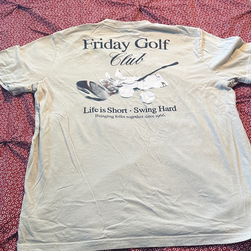 Old Navy Men's Light Tan Short Sleeve Tee